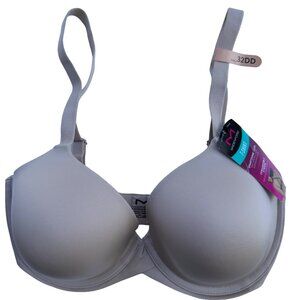 Maidenform Women's T-Shirt Bra 32DD Smartzone Cups Convertible Straps Beige 7543